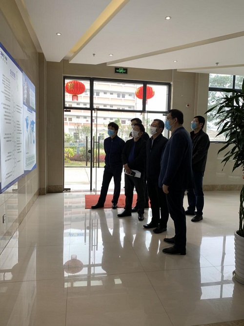 市委组织部副部长颜云蔚调研致善生物、恺硕生物